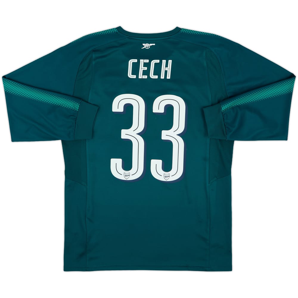 2017-18 Arsenal GK Shirt Cech #33 - 10/10 - (L)