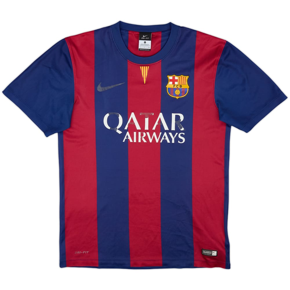 2014-15 Barcelona Basic Home Shirt - 4/10 - (S)