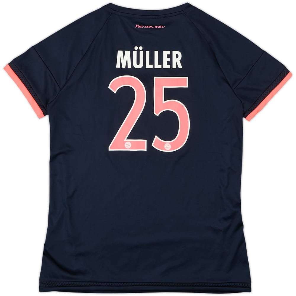 2015-16 Bayern Munich Third Shirt Muller #25 - 9/10 - (Women's M)