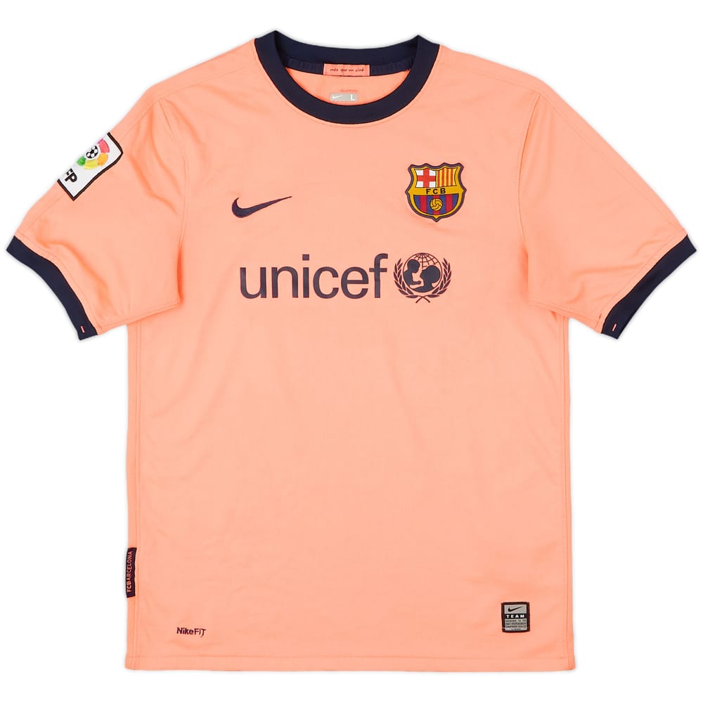 2009-10 Barcelona Away Shirt - 7/10 - (L.Boys)