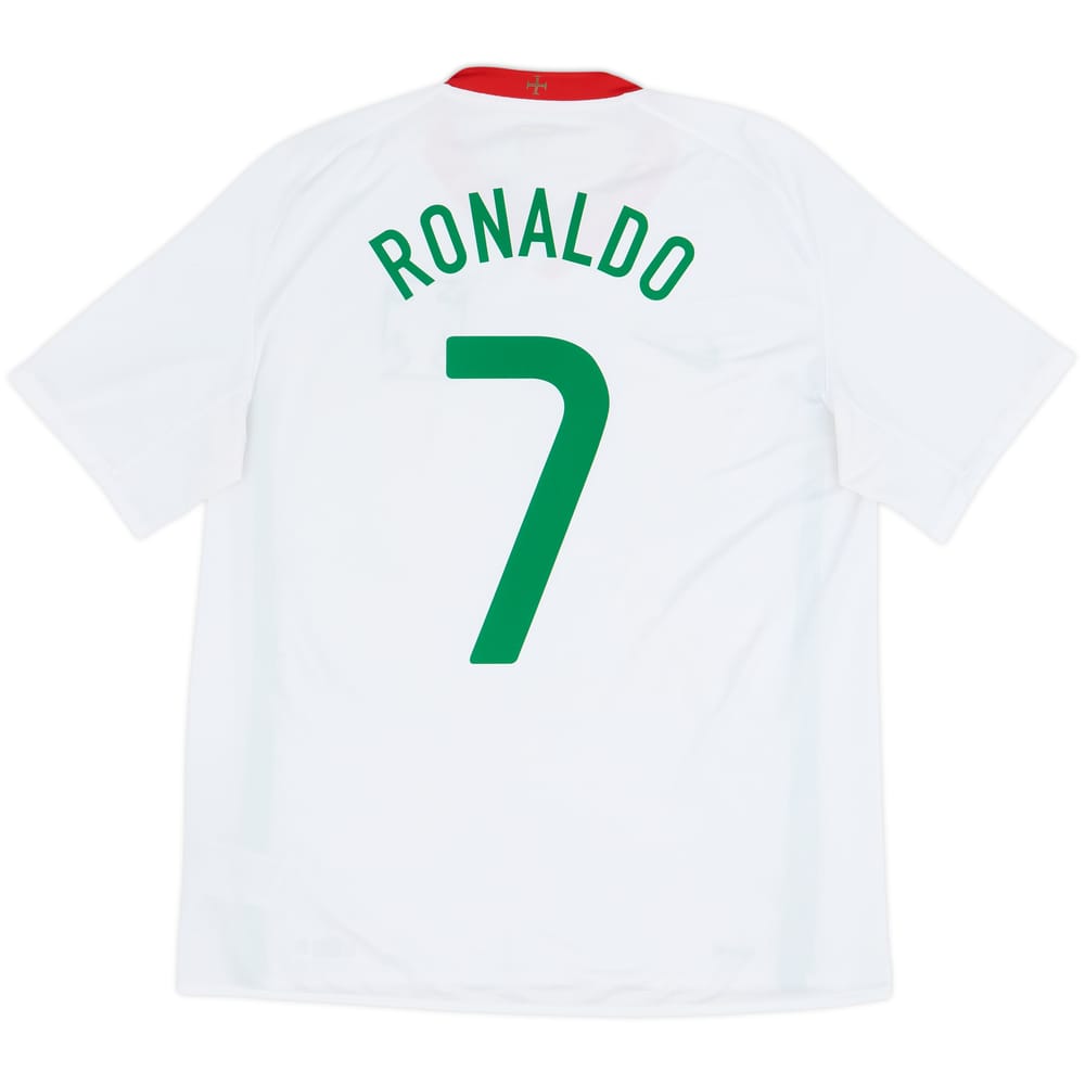2008-10 Portugal Away Shirt Ronaldo #7 - 8/10 - (L)