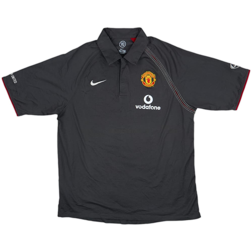 2004-05 Manchester United Nike Polo Shirt - 9/10 - (L)