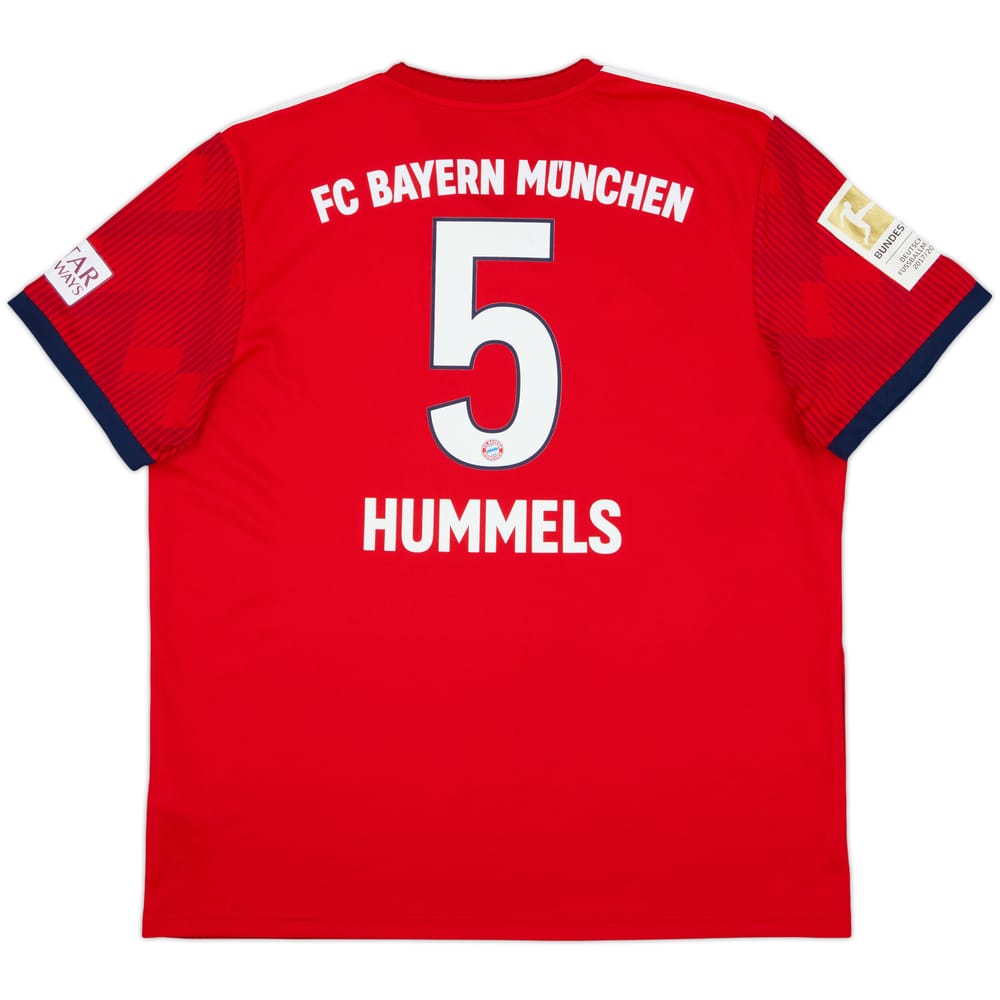 2018-19 Bayern Munich Home Shirt Hummels #5 - 7/10 - (XL)
