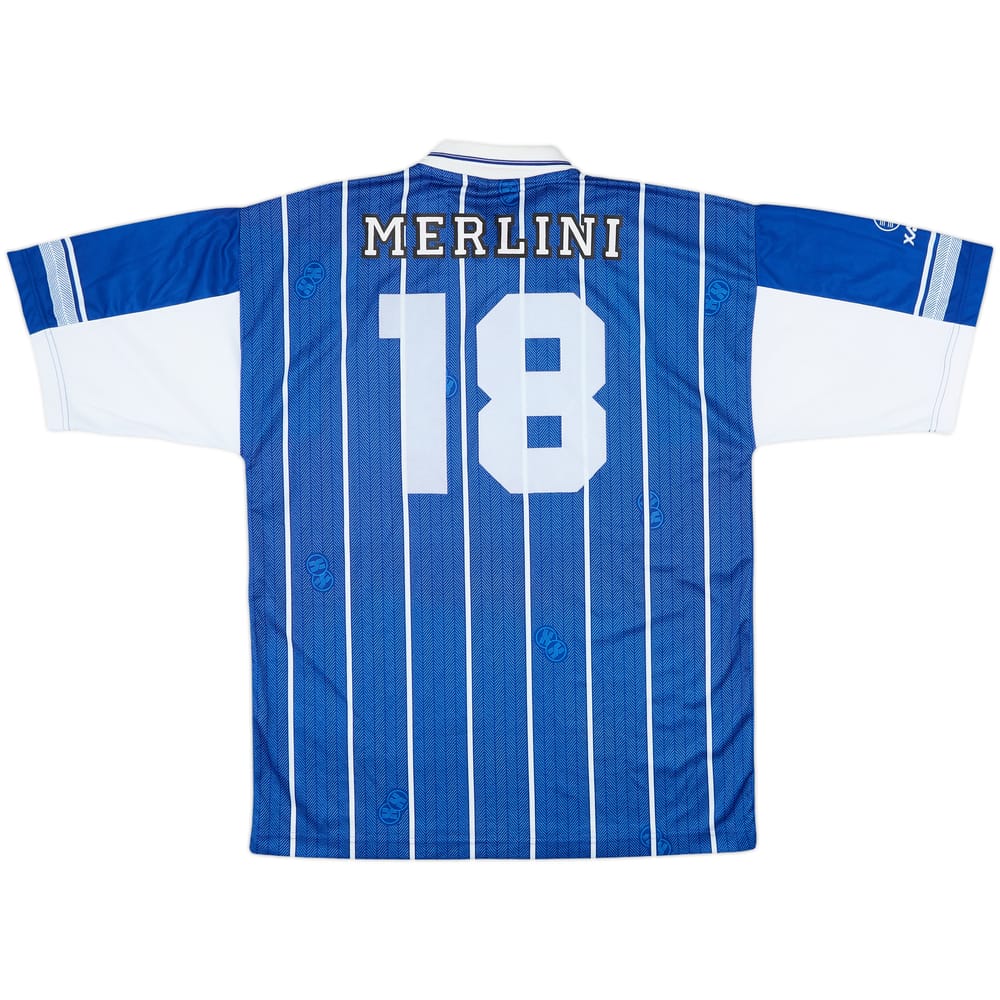 1997-98 St Johnstone Home Shirt Merlini #18 - 7/10 - (XL)