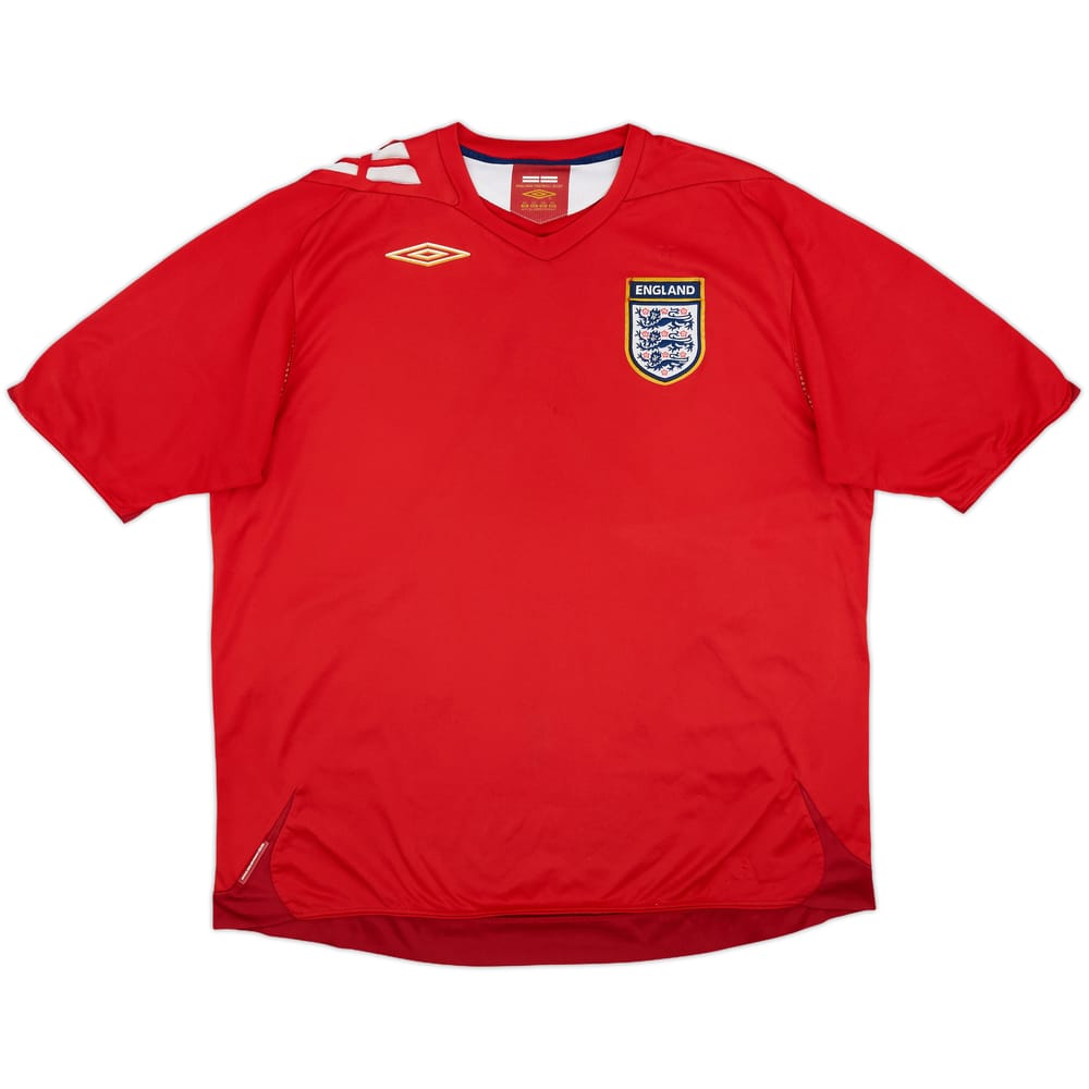 2006-08 England Away Shirt - 5/10 - (XXL)