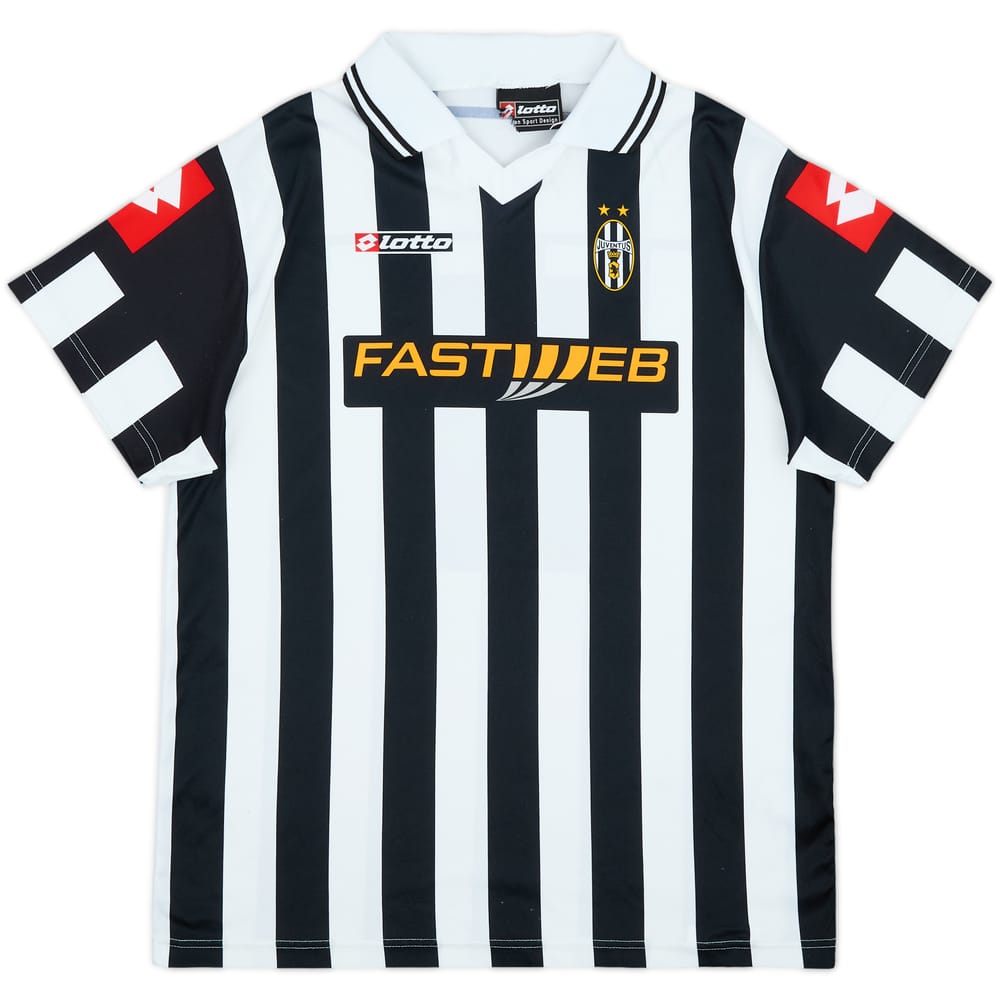 2001-02 Juventus Basic Home Shirt - 7/10 - (XL.Boys)