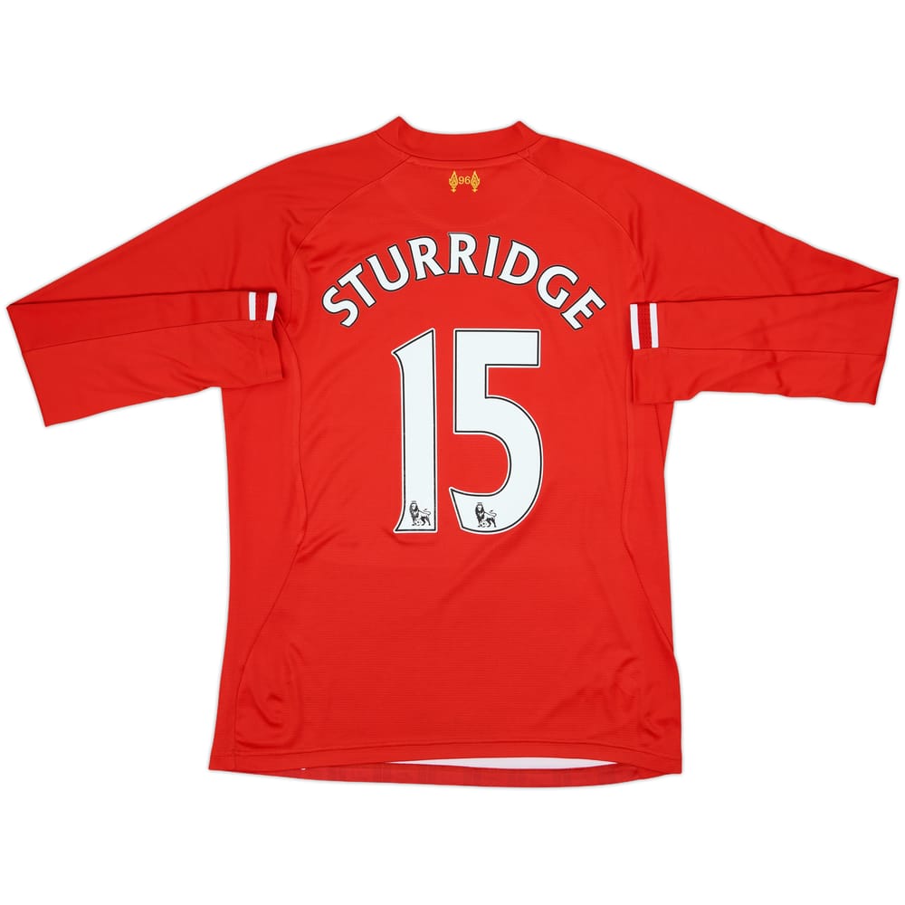 2013-14 Liverpool Home L/S Shirt Sturridge #15 - 6/10 - (M)