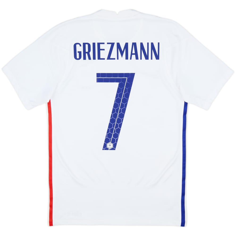 2020-21 France Away Shirt Griezmann #7 - 7/10 - (XS)