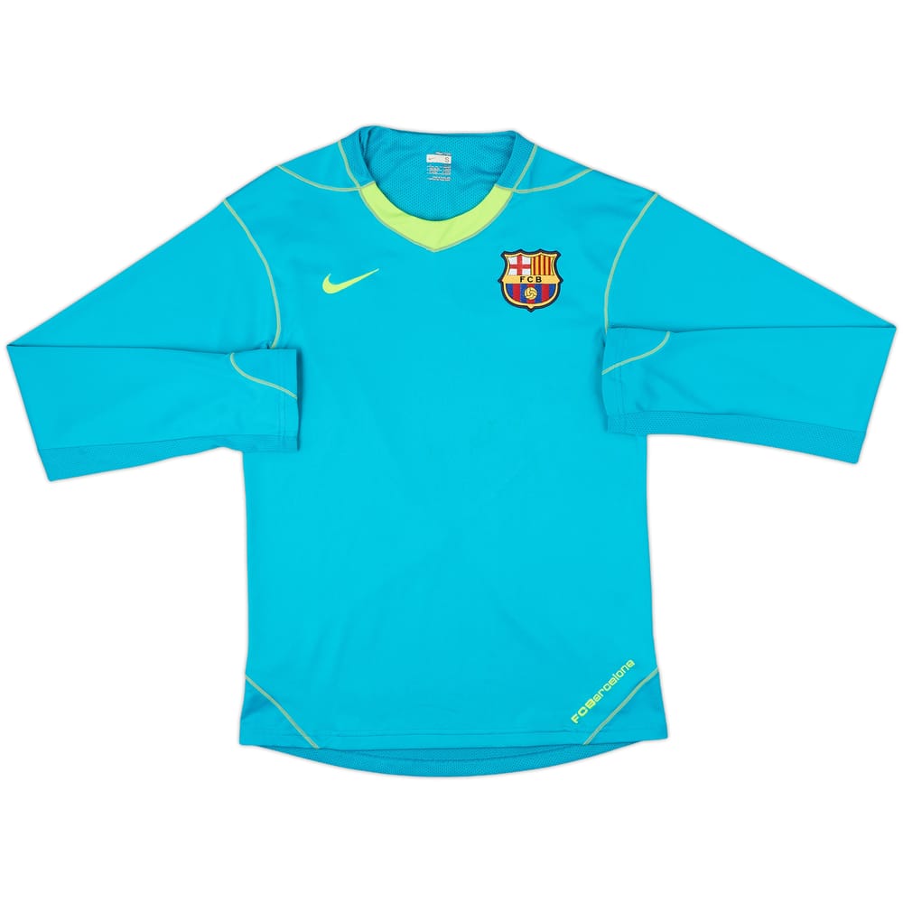 2007-08 Barcelona Player Issue Nike Training L/S Shirt - 6/10 - (S)