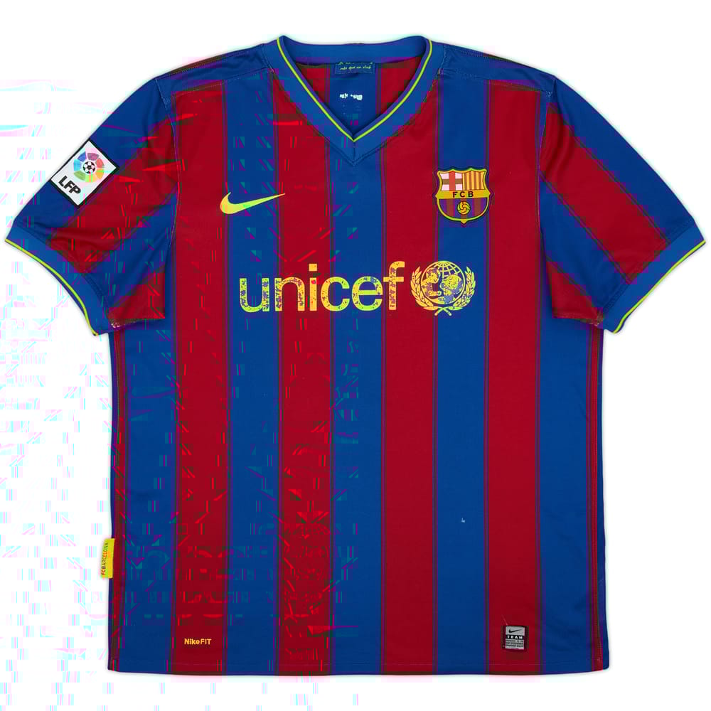 2009-10 Barcelona Home Shirt - 5/10 - (L)
