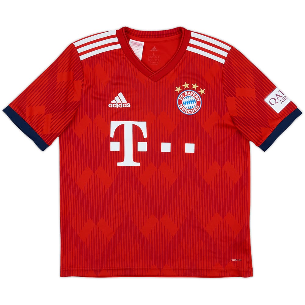 2018-19 Bayern Munich Home Shirt - 8/10 - (L.Boys)