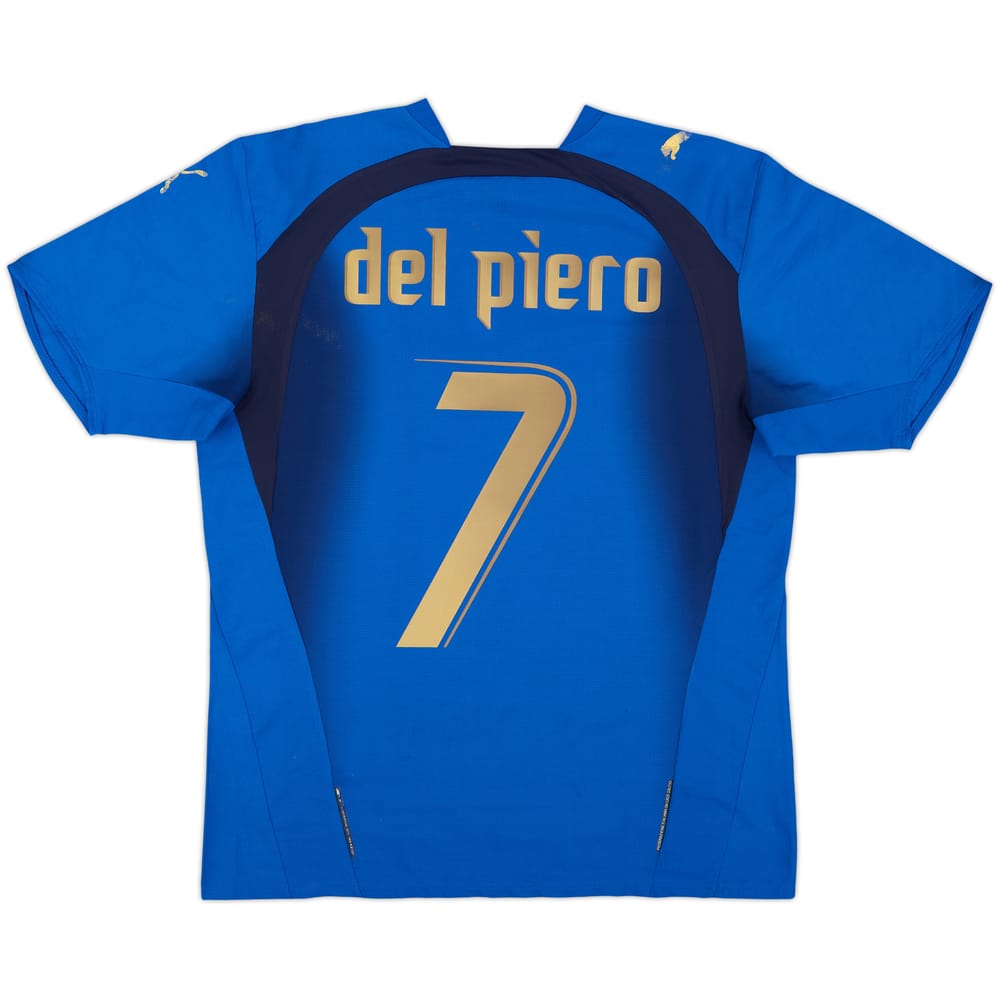 2006 Italy Home Shirt Del Piero #7 - 5/10 - (M)