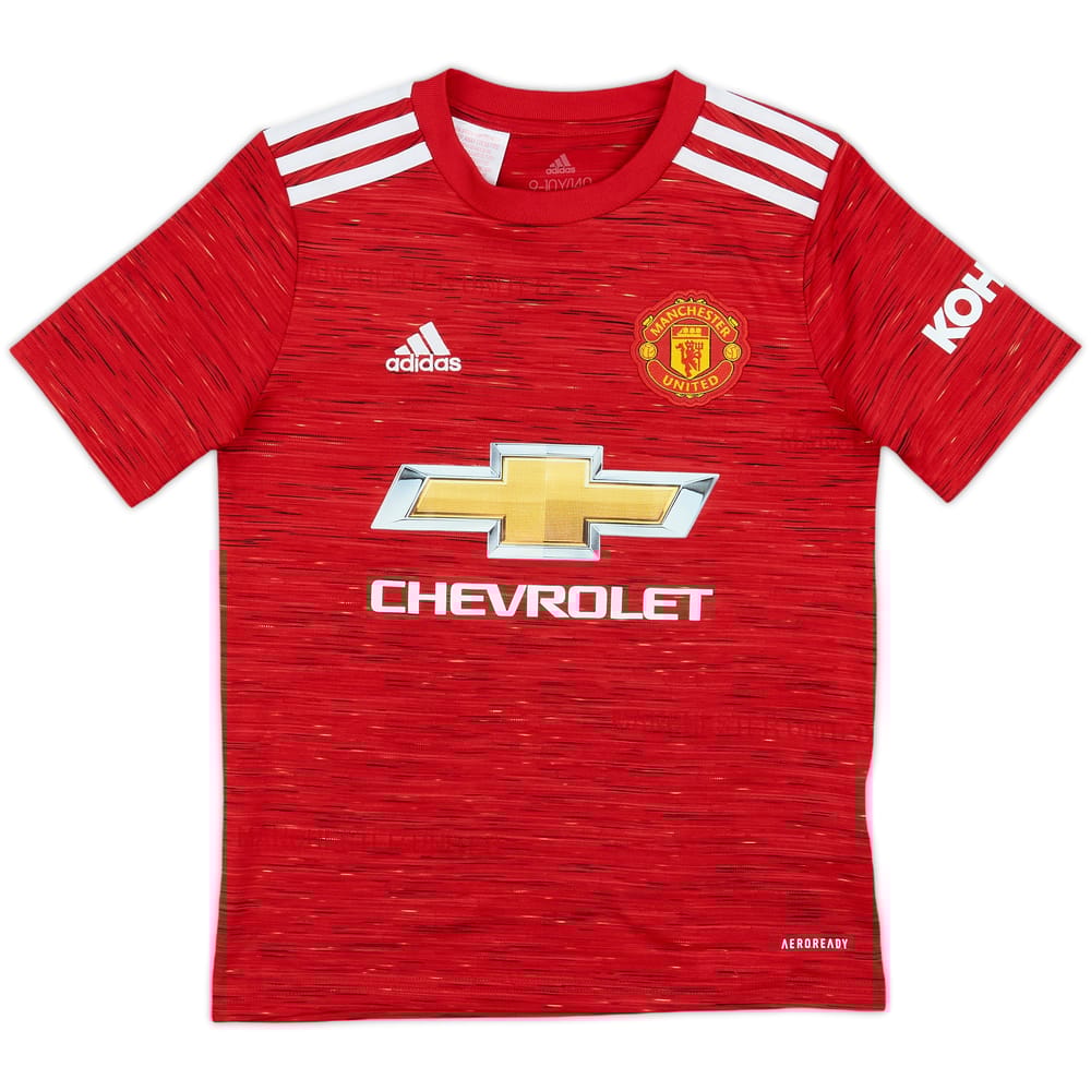 2020-21 Manchester United Home Shirt - 10/10 - (S.Boys)