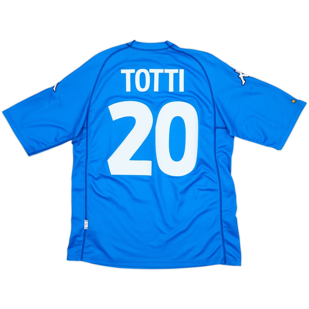 2000-01 Italy Basic Home Shirt Totti #20 - 6/10 - (L)