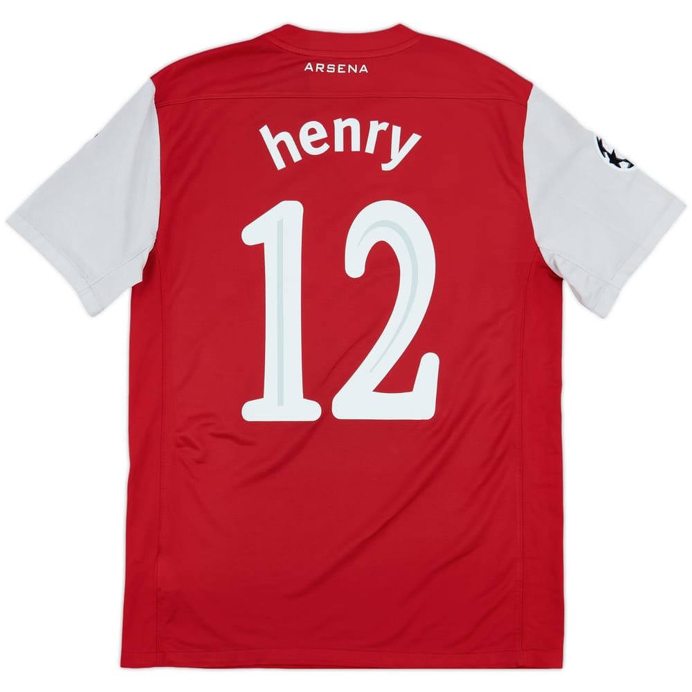2011-12 Arsenal Home Shirt Henry #12 - 5/10 - (M)