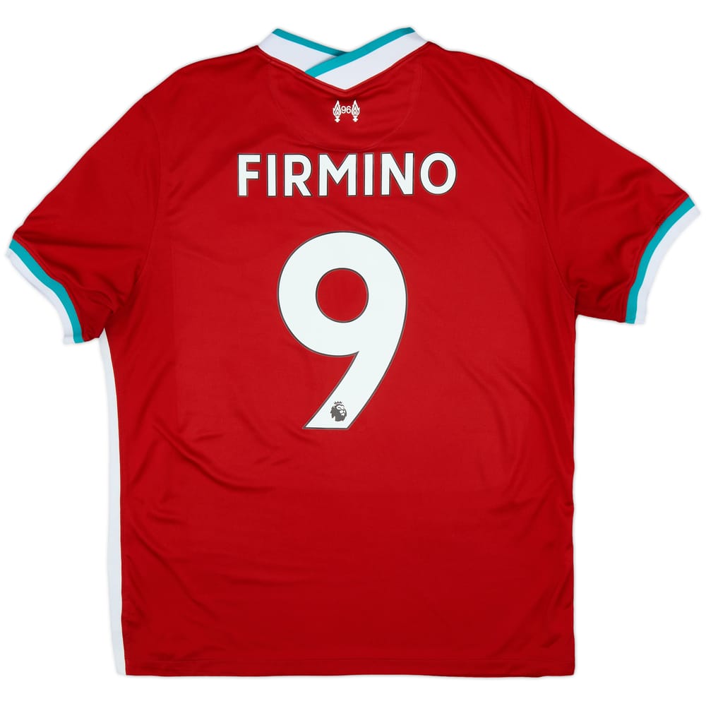 2020-21 Liverpool Home Shirt Firmino #9 - 7/10 - (XL)