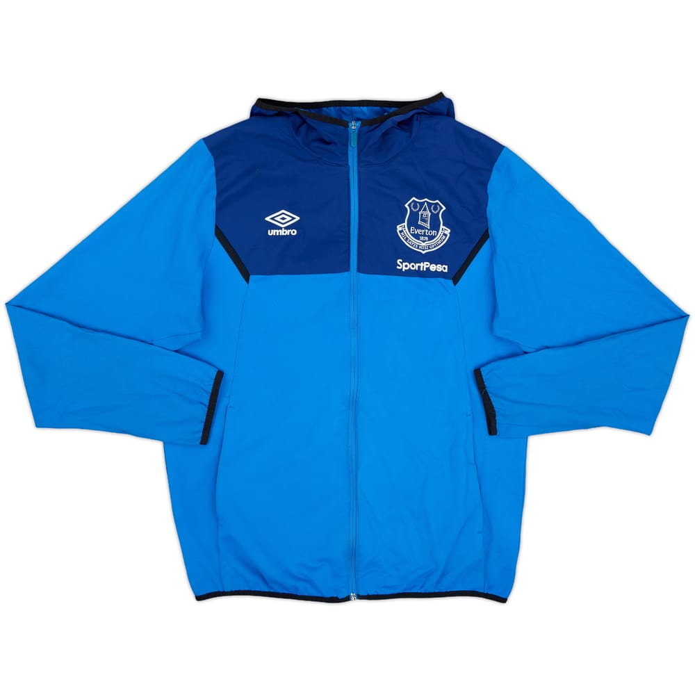 2017-18 Everton Umbro Hooded Track Jacket - 8/10 - (L)