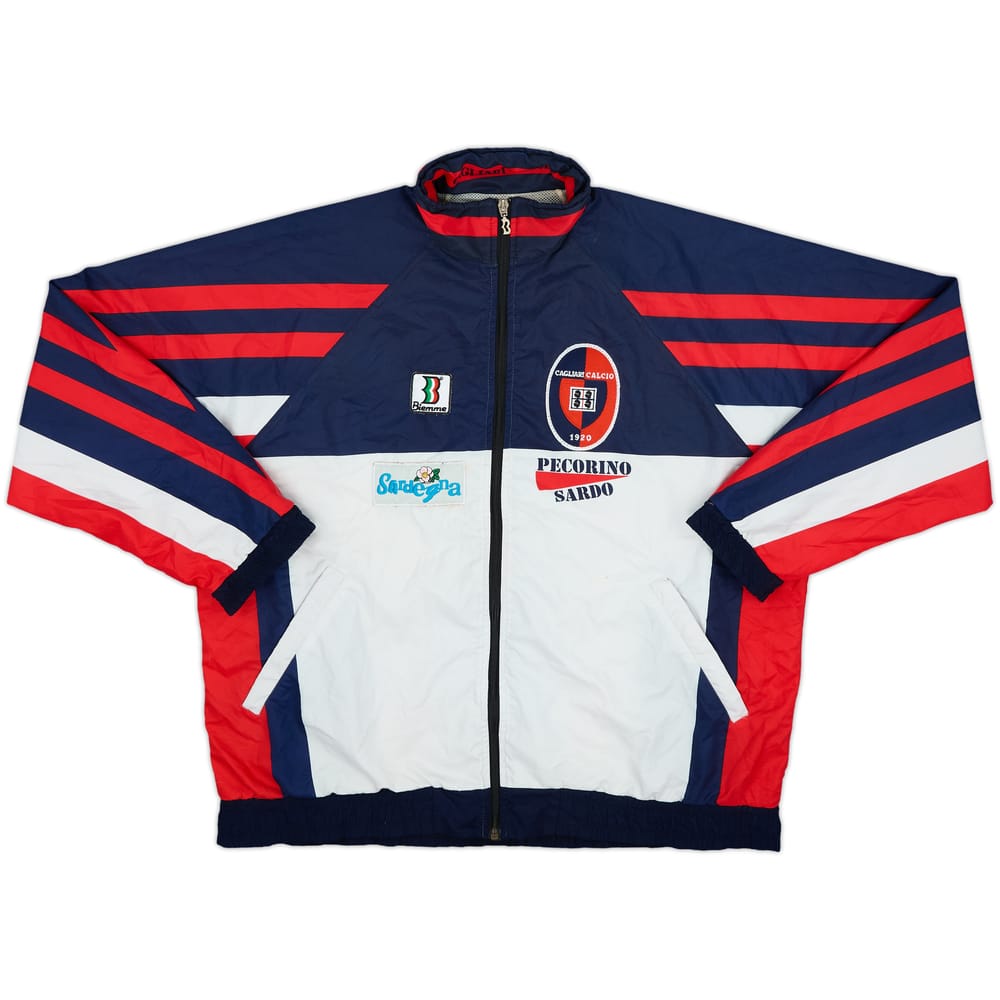 1998-00 Cagliari Player Issue Biemme Track Jacket - 7/10 - (XL)