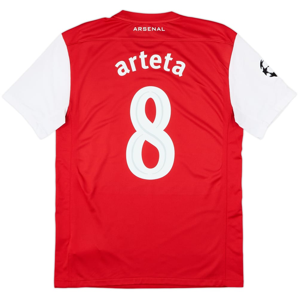 2011-12 Arsenal Home Shirt Arteta #8 - 8/10 - (M)