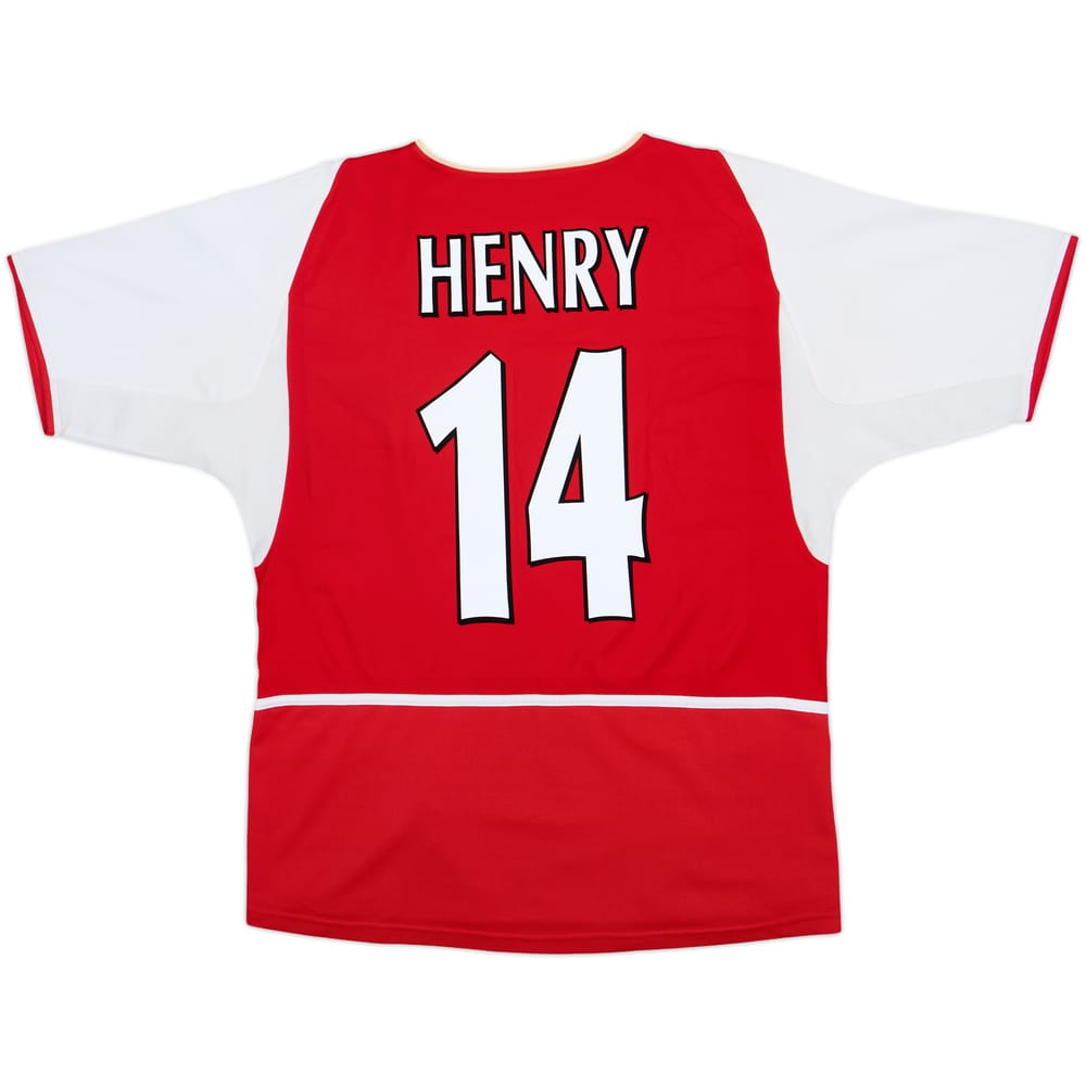2002-04 Arsenal Home Shirt Henry #14 - 8/10 - (L)
