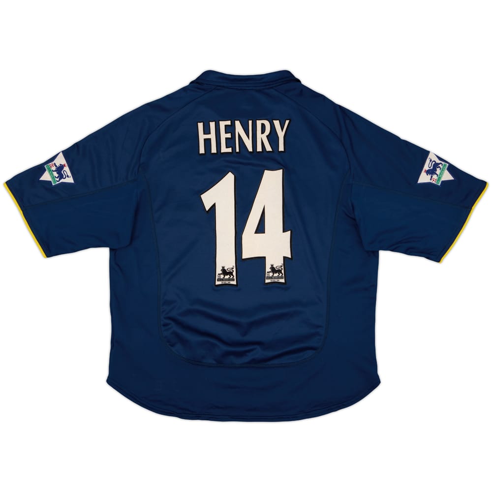 2000-02 Arsenal European Shirt Henry #14 - 8/10 - (L)