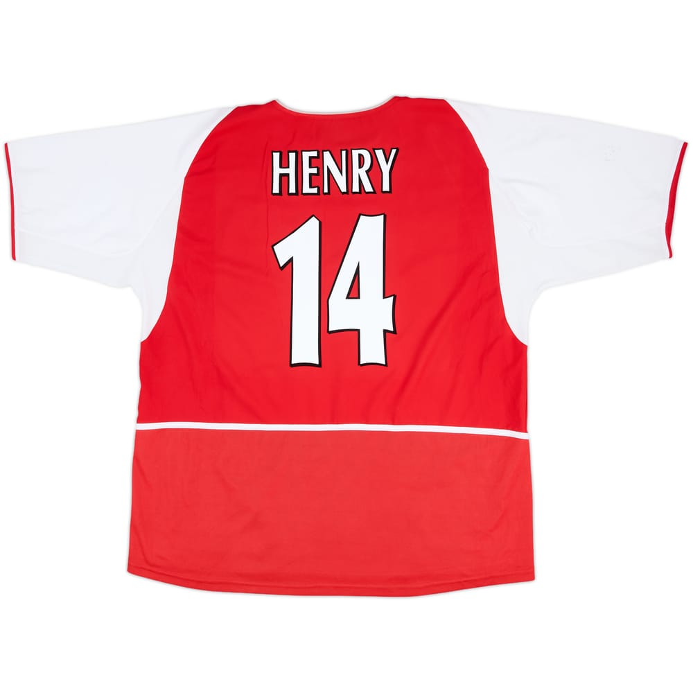 2002-04 Arsenal Home Shirt Henry #14 - 7/10 - (XXL)