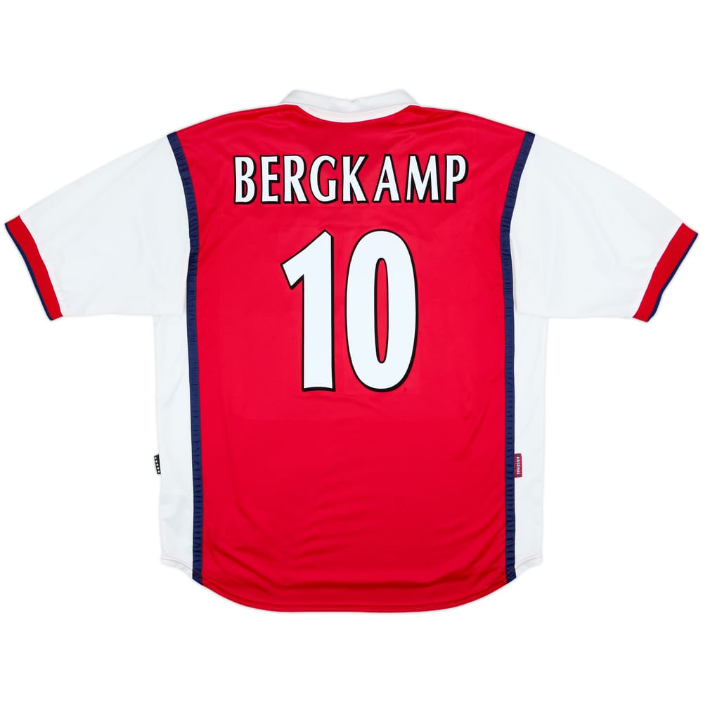 1999-00 Arsenal Home Shirt Bergkamp #10 - 9/10 - (XL)