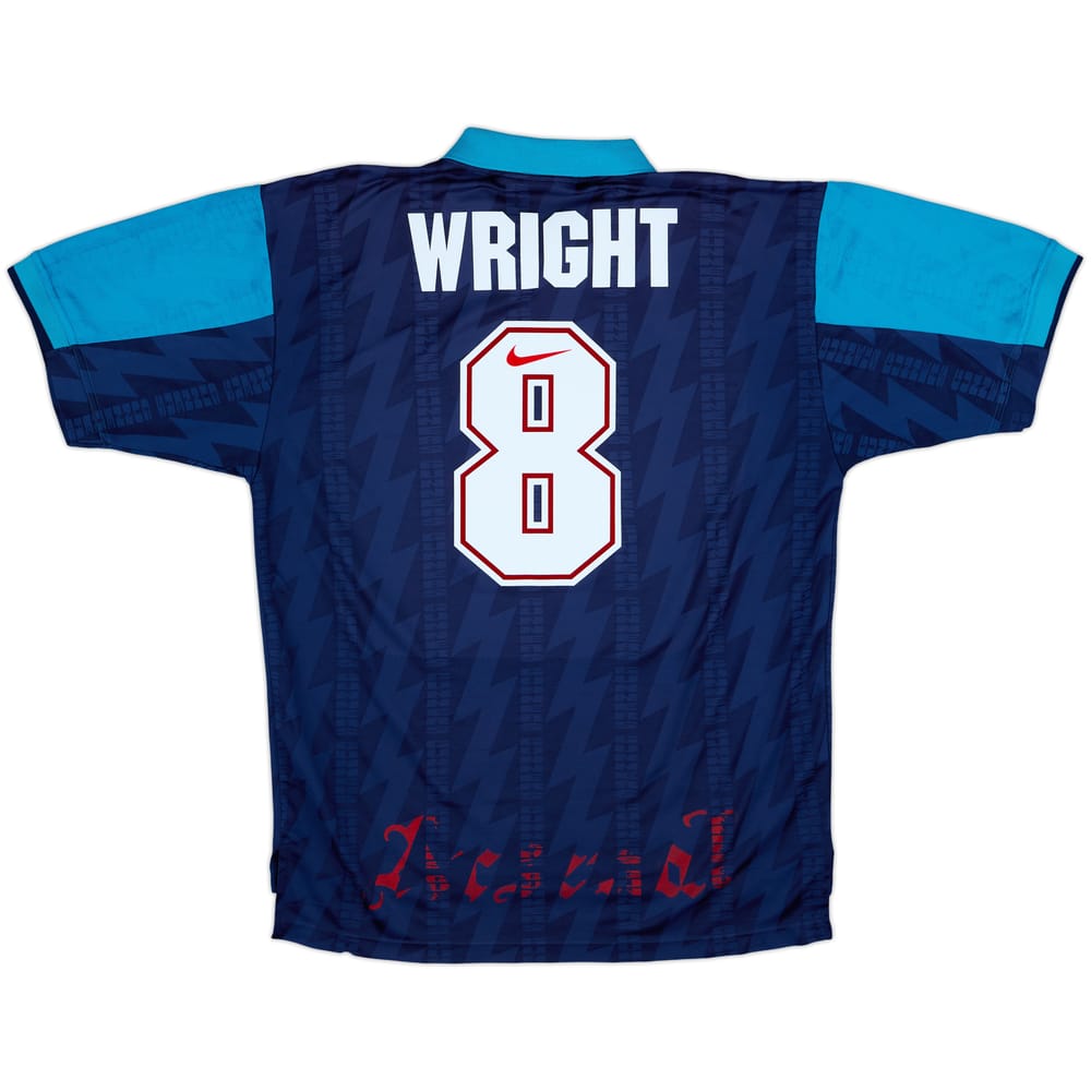 1994-95 Arsenal Away Shirt Wright #8 - 7/10 - (XL)