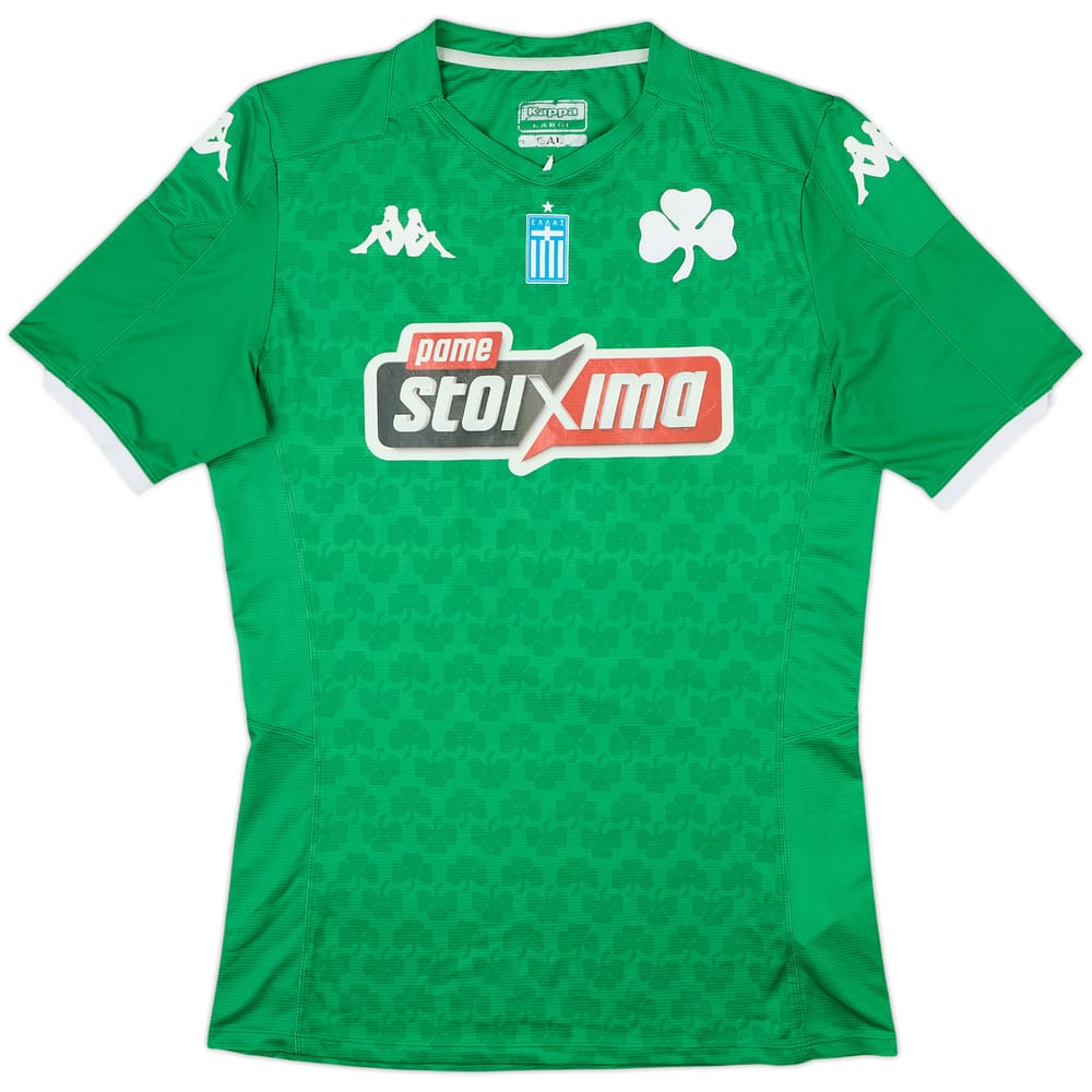 2019-20 Panathinaikos Home Shirt - 6/10 - (L)