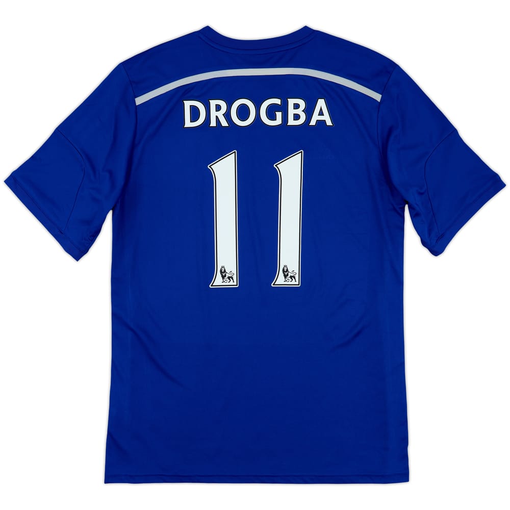 2014-15 Chelsea Home Shirt Drogba #11 - 7/10 - (L)