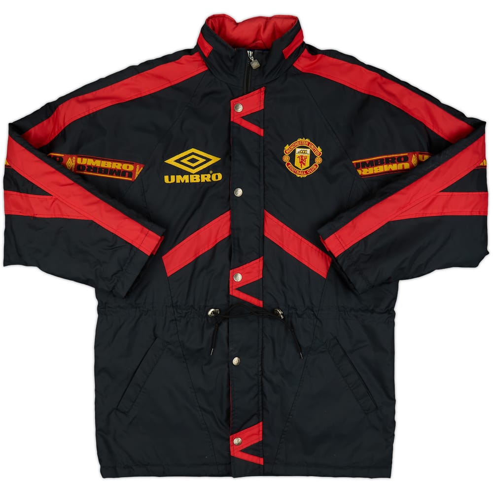 1994-95 Manchester United Umbro Padded Bench Coat - 8/10 - (M)