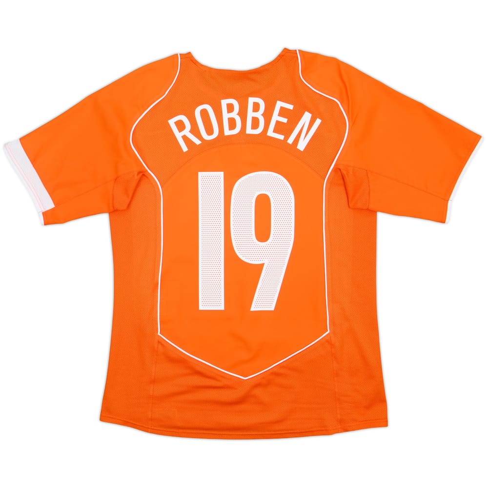 2004-06 Netherlands Home Shirt Robben #19 - 8/10 - (S)