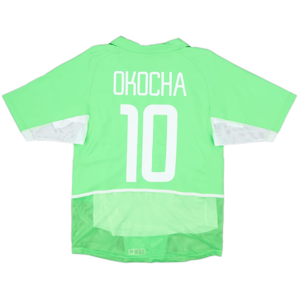 2002-04 Nigeria Player Issue Home Shirt Okocha #10 - 10/10 - (S)