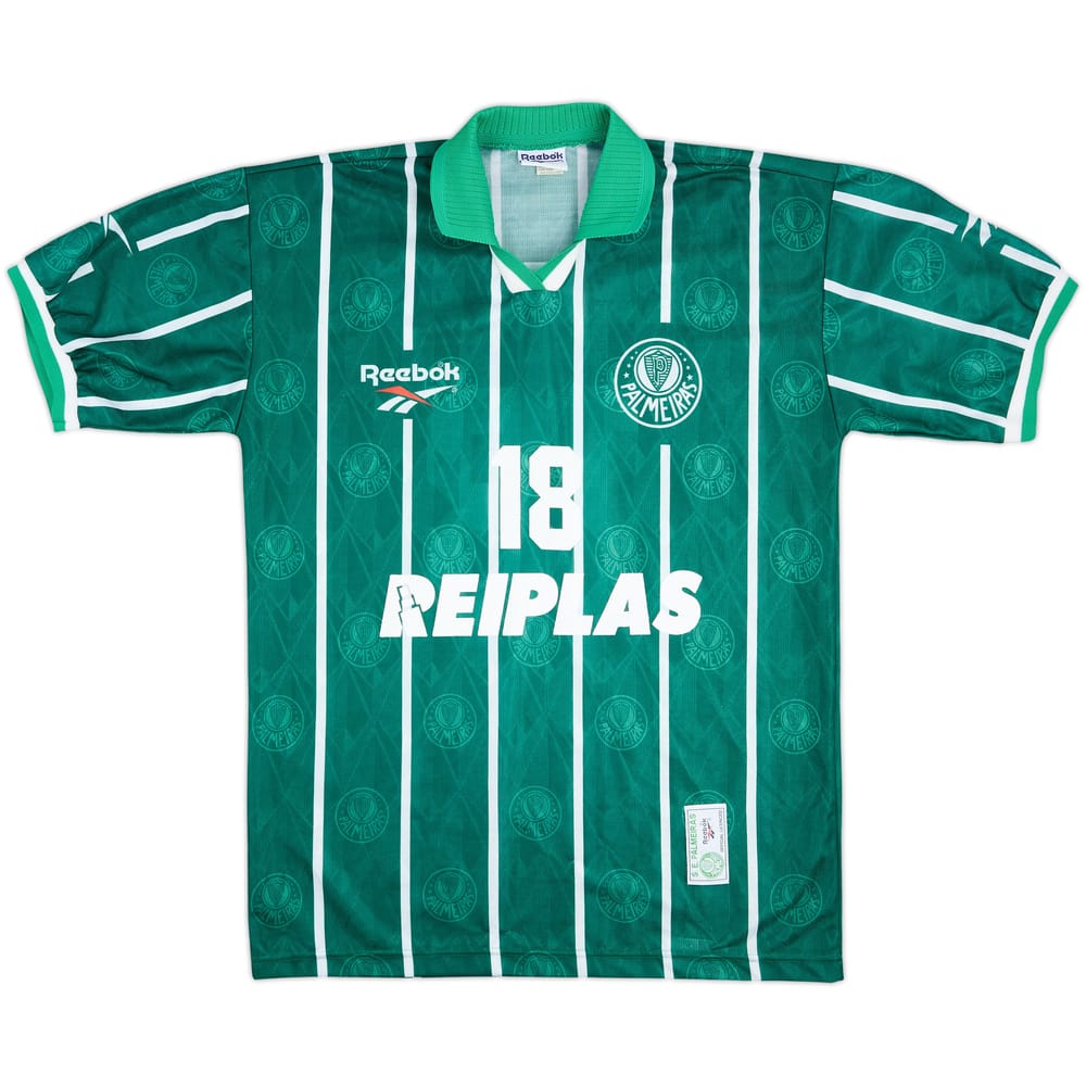 1996 Palmeiras Futsal Match Issue Home Shirt #18