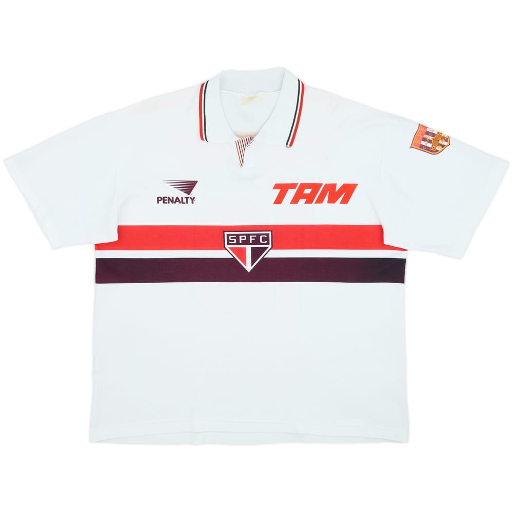 1992 Sao Paulo Home Shirt #10 - 8/10 - (XL)