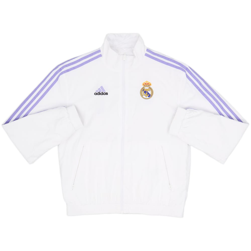 2022-23 Real Madrid adidas Reversible Track Jacket - 8/10 - (M)
