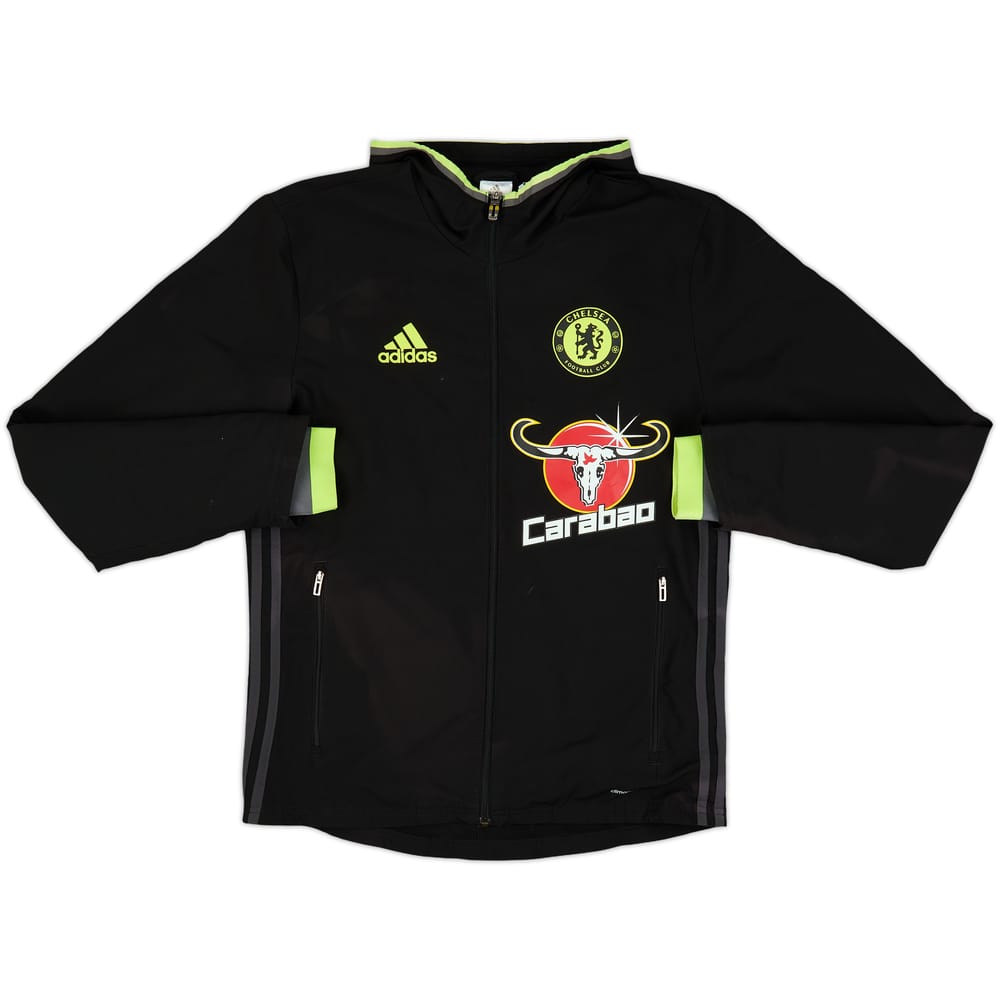 2016-17 Chelsea adidas Hooded Track Jacket - 8/10 - (S)