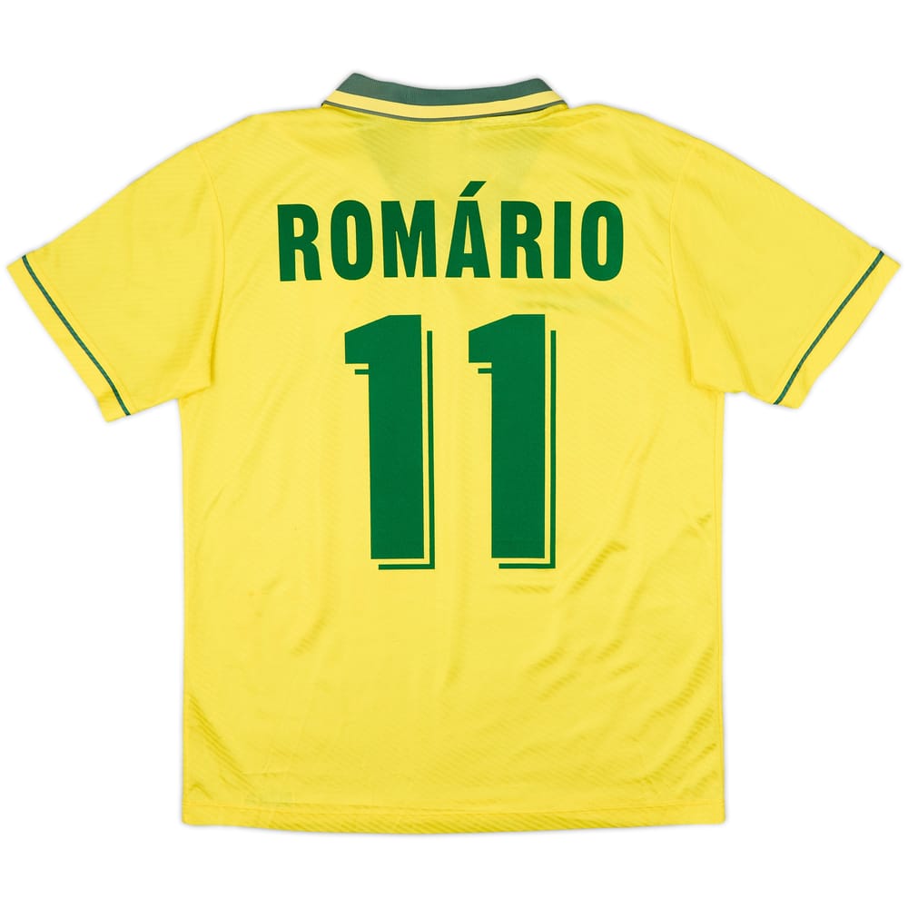 1994 Brazil Home Shirt Romario #11 - 6/10 - (L)