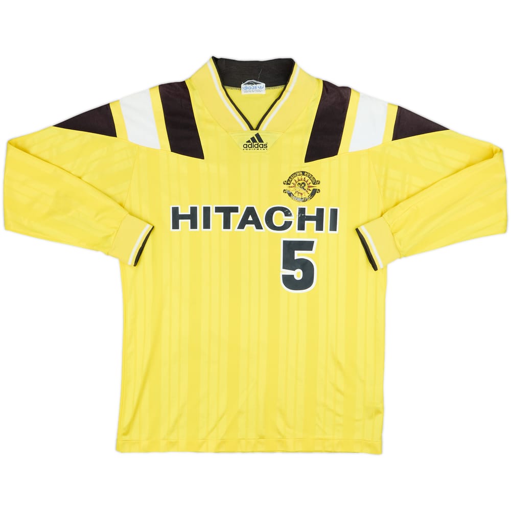 1992 Kashiwa Reysol Home L/S Shirt #5 - 5/10 - (L)