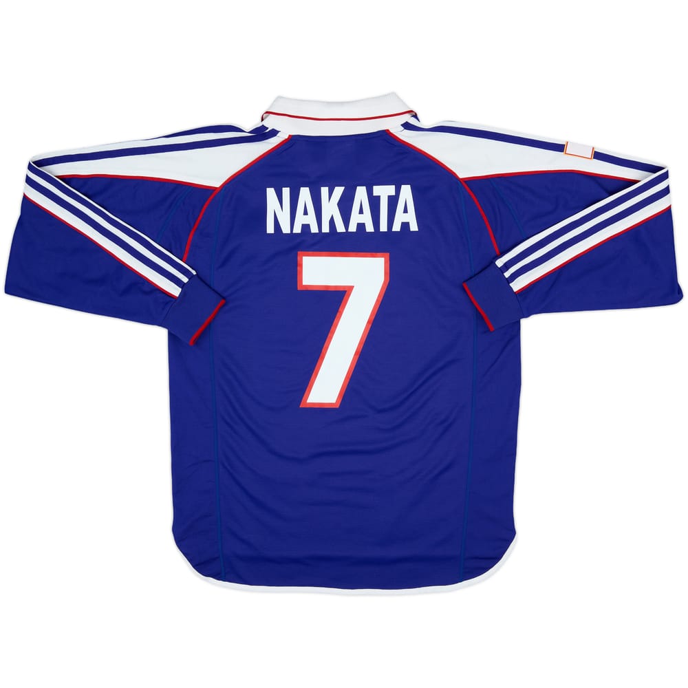 2000 Japan Player Issue Home L/S Shirt Nakata #7 - 9/10 - (L)