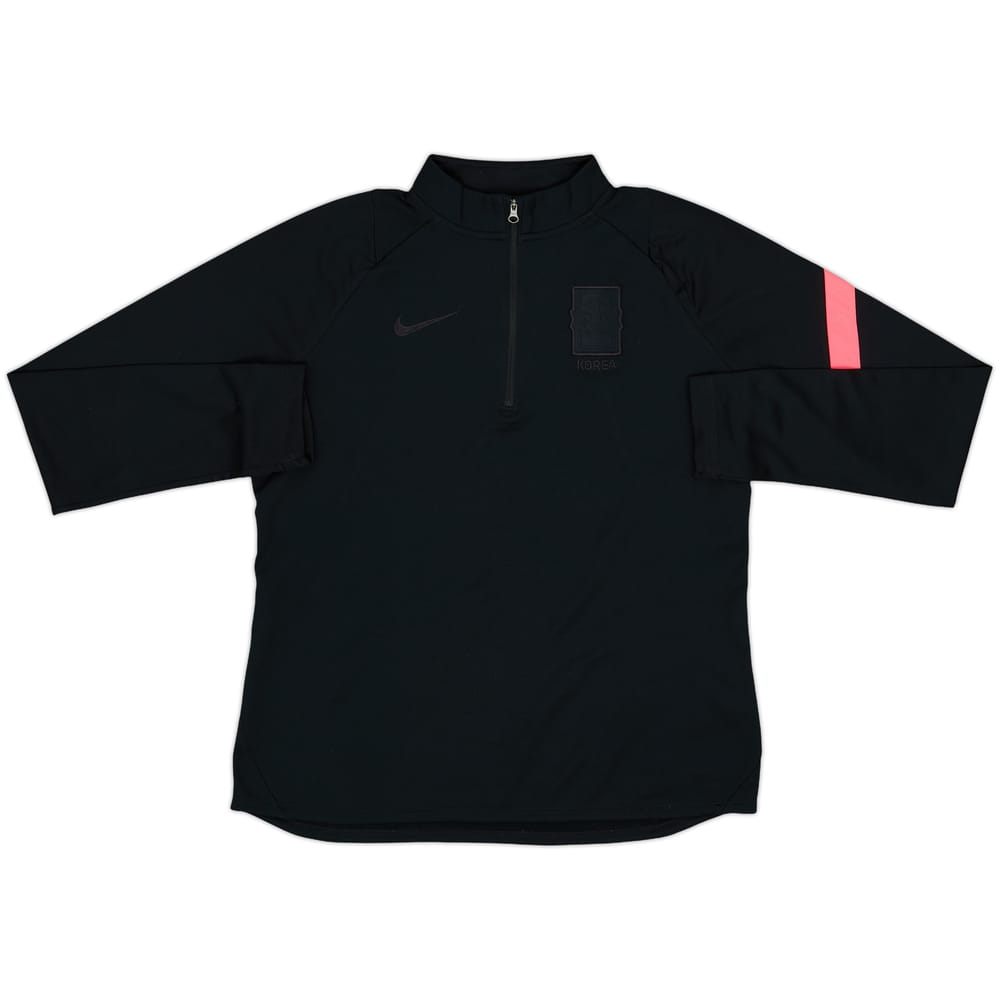 2020-21 South Korea Nike 1/4 Zip Drill Top - 8/10 - (M.Boys)
