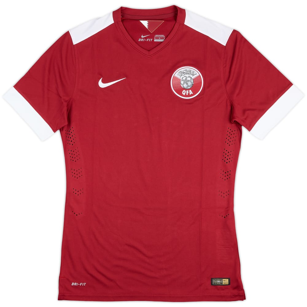 2014-15 Qatar Player Issue Home Shirt - 9/10 - (M)