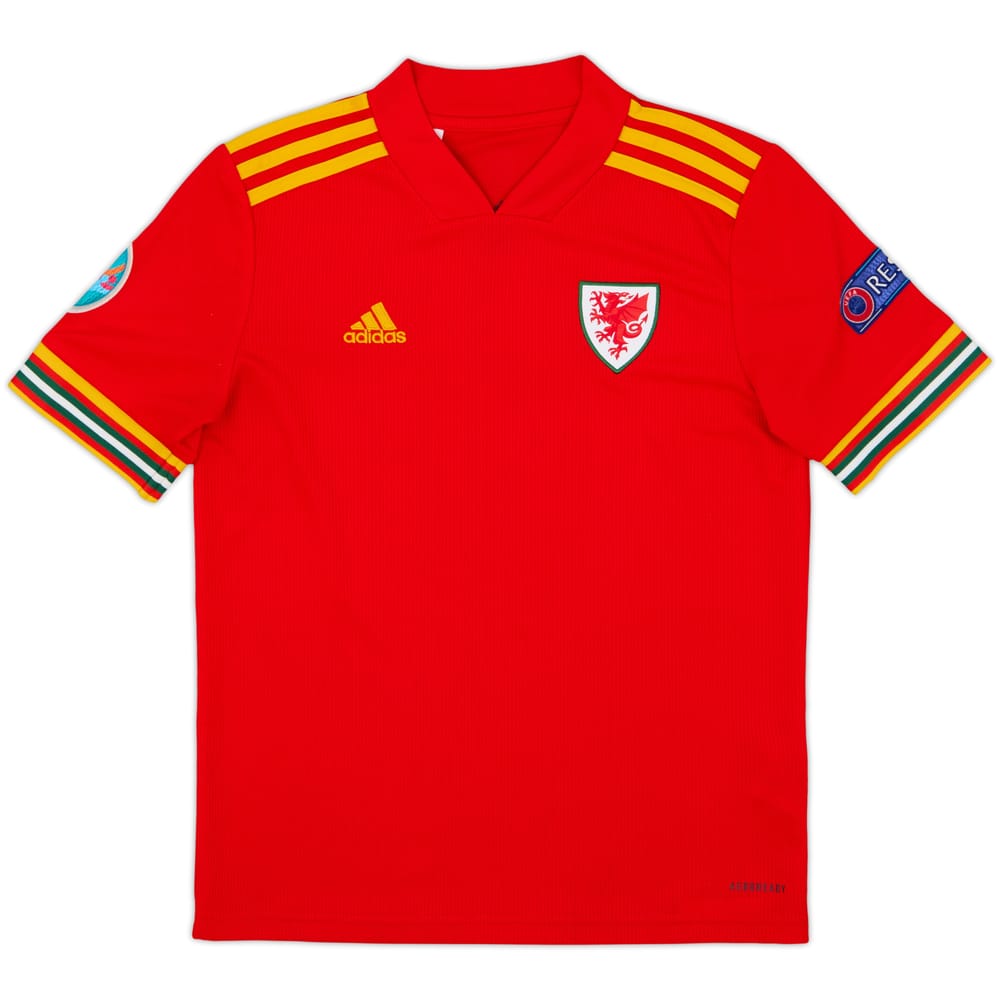 2020-21 Wales Home Shirt - 8/10 - (M.Boys)