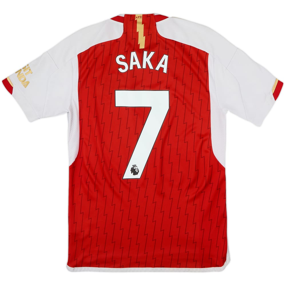 2023-24 Arsenal Home Shirt Saka #7 - 6/10 - (S)