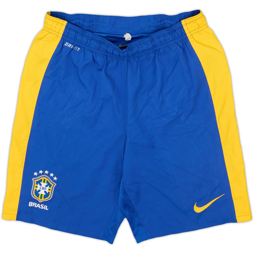 2012-13 Brazil Home Shorts - 8/10 - (S)