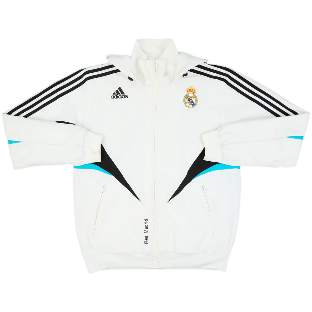 2008-09 Real Madrid adidas Hooded Track Jacket - 7/10 - (L)