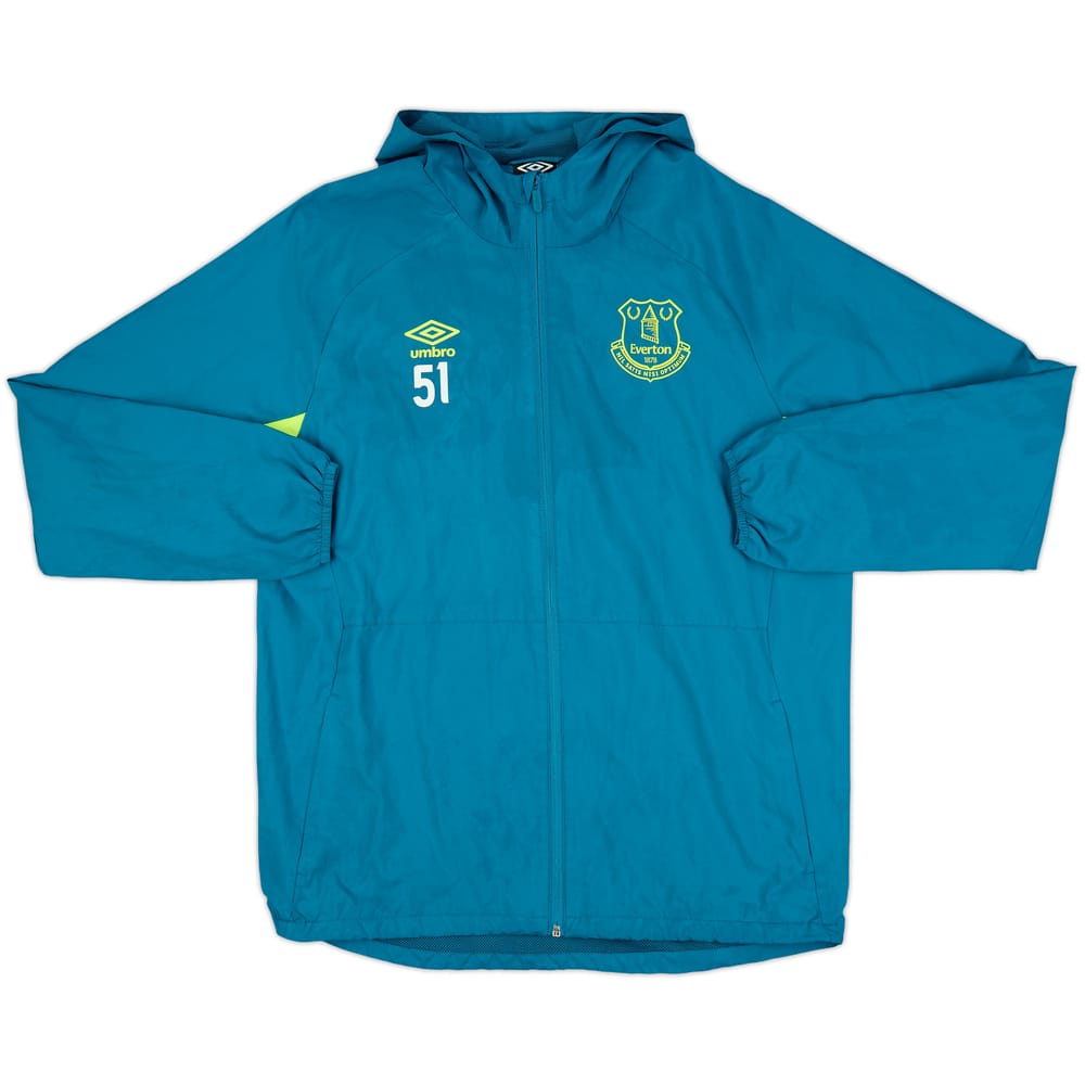 2017-18 Everton Player Issue Umbro Hooded Track Jacket #51 - 5/10 - (L)