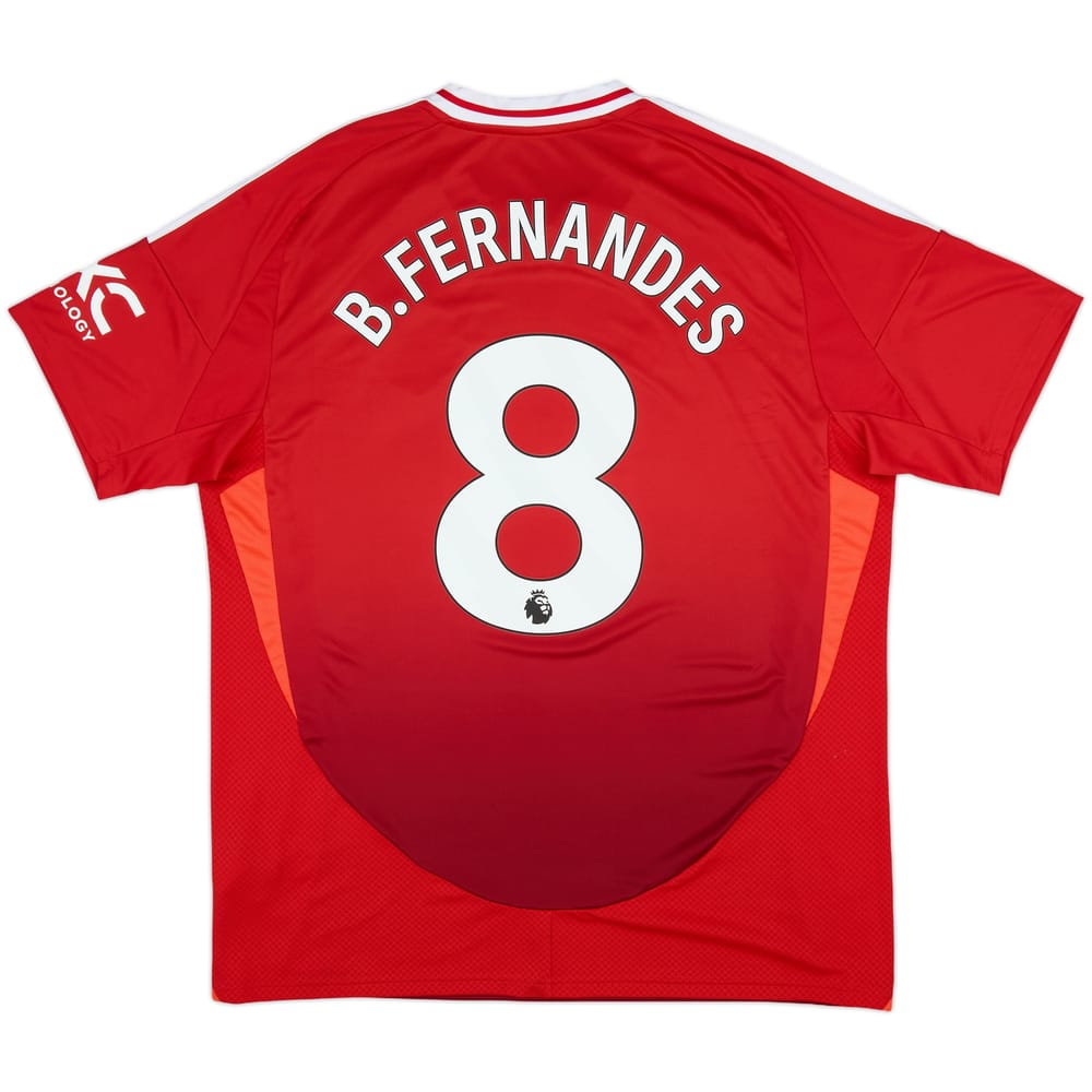 2024-25 Manchester United Home Shirt B.Fernandes #8 - 10/10 - (XL)
