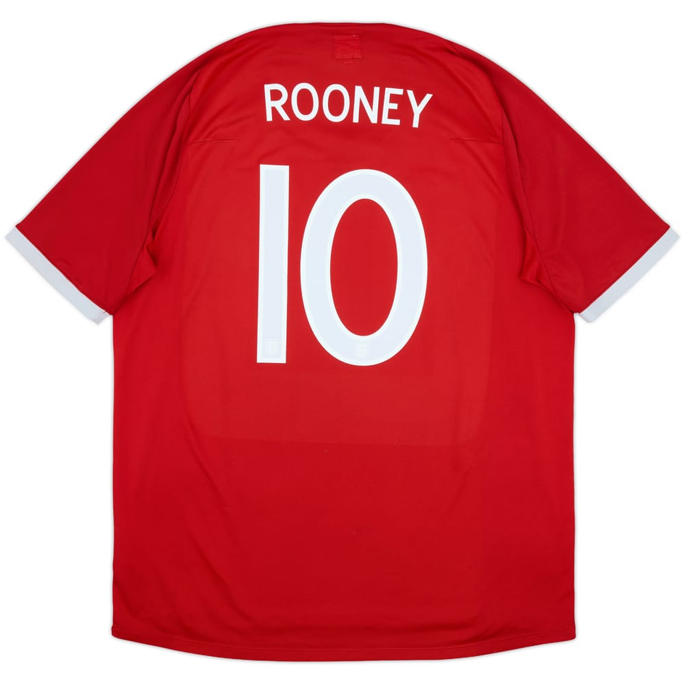 2010-11 England Away Shirt Rooney #10 - 5/10 - (XXL)