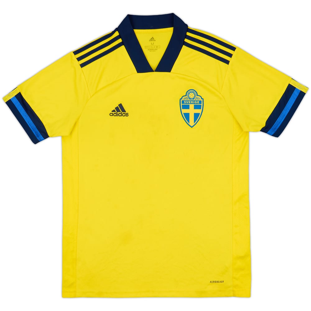 2020-21 Sweden Home Shirt - 6/10 - (M)